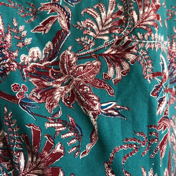 🦄 Loft Floral One Shoulder Top - Picture 5 of 9